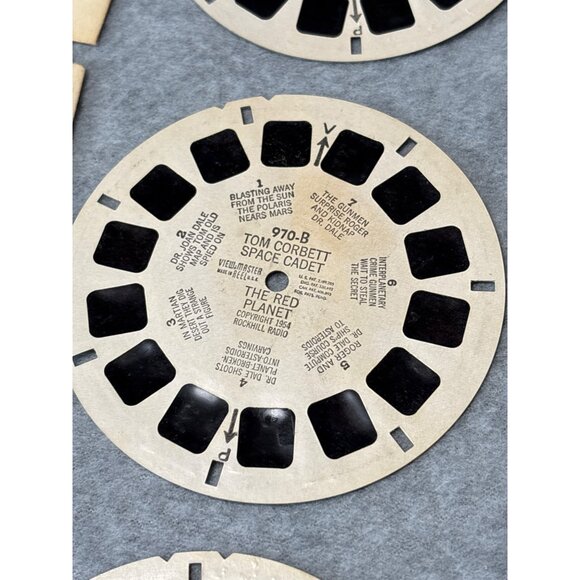 Vintage 1950s View-Master Tom Corbett Space Cadet Reel Set of 3 - Picture 3 of 8